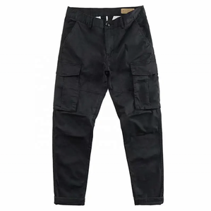 Pantalon cargo pour homme, coupe slim, en coton extensible, avec poches latérales sécurisées, séchage rapide et anti-plis, taille mi-haute, look décontracté moderne - Product Image 2