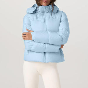 Veste matelassée personnalisée pour femme, coupe-vent, vêtements d'extérieur d'hiver, manteau chaud isolé, vente en gros, approvisionnement en vrac - Product Image 1