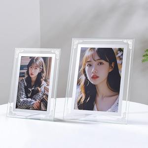 Cadre photo moderne en acrylique miroir pour la décoration de la maison et du bureau - Product Image 2