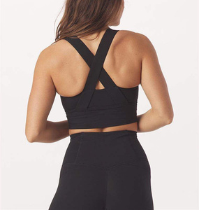 RTS Wholesale Price Fashionable Women's Vest Non-Adjusted <b>Straps</b> One-Piece High Support Gym Use Comfortable Sports <b>Bra</b> AI-SB-16 - Product Image 6