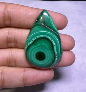 Pierre précieuse malachite, lot de cabochons en malachite en gros, malachite 100% naturelle de qualité supérieure - Product Image 2