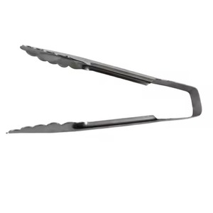 Pinzas para Hielo de Metal Martillado de Alta Calidad, Utensilios de Bar, Pinzas para Servir, Plateadas en Estilo Antiguo, para Cubos de Azúcar, Uso Único en Bares de Hotel - Product Image 1