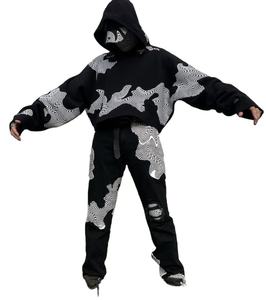 Jeans Unisex de Mezclilla para Hombre, Talla Grande, con Diseño Único, Bolsillos Grandes, 100% Algodón Orgánico, Forro Polar Ecológico para Invierno - Product Image 1