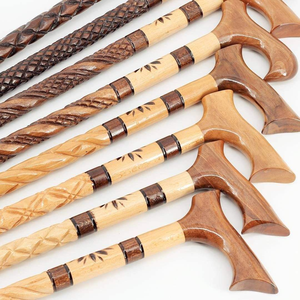 Bâton de marche en bois de qualité supérieure, fait main, avec poignée en bois, décoratif, unique, produits de haute qualité - Product Image 4