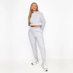 <b>Plain</b> Color Women <b>Tracksuit</b> Street Wear New Arrival Women Track Suit for Adult Custom Casual 100% Cotton Sweat Suit Ladies - Product Image 5