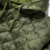 Sweat à capuche ample pour homme, personnalisé, imprimé numériquement, en nylon ripstop Oxford camouflage, léger, à séchage rapide, respirant, écologique et doublé, idéal pour l'hiver