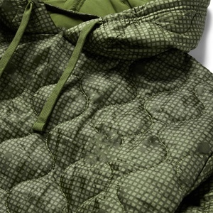 Tùy Chỉnh <span class=keywords><strong>Camo</strong></span> Người Đàn Ông Của Màu Xanh Lá Cây Dnc <span class=keywords><strong>Camo</strong></span> Nylon Ripstop Trọng Lượng Nhẹ Lót Nhiệt Polyester Woobie Hoodie Áo Thun Áo Khoác - Product Image 2