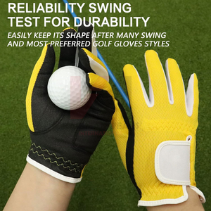 Guantes de Golf de Cuero Genuino de Calidad de Exportación con Marca Personalizada y Servicio de Fabricación OEM - Product Image 6