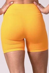 Pantalones Cortos de Ciclismo para Mujer al por Mayor, de Verano, para Gimnasio, de Cintura Alta, Ajustados, Transpirables, Ecológicos, Antiarrugas, de Secado Rápido, Poliéster/Nylon - Product Image 4