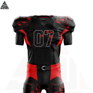 Влагоотводящая ткань больших размеров для тренировок и матчей: легкая форма для американского футбола в элитном стиле, удобные джерси и брюки - Product Image 5