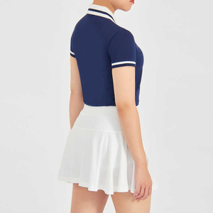Ropa Deportiva al por Mayor, Conjuntos de Falda y Camiseta Polo de Golf para Mujer, Ropa de Golf de Secado Rápido, Conjuntos de Camisetas Polo para Mujer - Product Image 2
