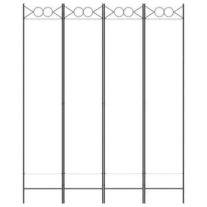 Separador de ambientes de tela blanca de 4 paneles, 63 x 78,7 pulgadas, modelo D0100H79Y3J - Product Image 3
