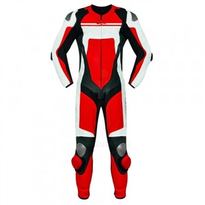 Leather Suit for Motorcycle Auto Racing Wear Customized Top Design High Quality Men Motorbike Suit - Product Image 2