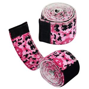 <b>Gym</b>-Ready Knee <b>Wrap</b> - Elastic Support for Weightlifting and Powerlifting | Cotton Blend Material for Comfortable Workout Session - Product Image 1