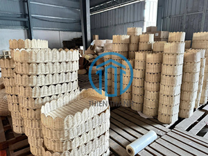 Juego de 2 organizadores colgantes de almacenamiento, proveedor directo de fábrica, ecológicos, al por mayor, cestas de pared de ratán natural para habitación infantil - Product Image 5
