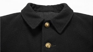 Manteau d'hiver 100% laine, fait main, brodé, à manches longues, simple boutonnage, style uniforme - Product Image 5