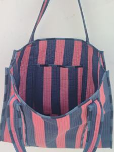 Nouveaux sacs fourre-tout en coton pour femmes, couleur unie, fermeture à glissière, légers, pour les voyages, le travail, la salle de sport - Product Image 3