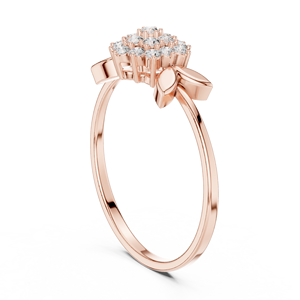 แหวน Aura 10K ชุบทองแหวนวงแหวนเปิดเครื่องประดับแฟชั่นหรูหราสำหรับเด็กผู้หญิงและผู้หญิง - Product Image 2