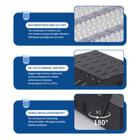 Éclairage LED extérieur de haute qualité IP66 400W pour terrains de tennis, éclairage extérieur pour terrains de pickleball 300W 500W, éclairage de stade pour terrains de badminton