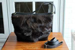 Bolso Tote de Cuero con Pelo de Vaca para Mujer, Bolso de Mano de Piel Vacuna Premium, Bolso de Hombro de Lujo, Moda de Verano, Cierre Abierto LHTB-0141 - Product Image 4