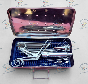 High Quality Medical Grade Shea Ear Operation Myringotomy Instruments Set 29 Myringoplasty Surgical Basis Surgical Instruments - Product Image 2