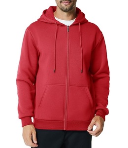 Nouveau sweat à capuche zippé élégant pour homme, 100 % coton, manches longues, col tombant, couleur unie, confortable, service OEM, Bangladesh - Product Image 2