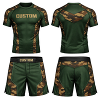 Fabrication en usine de rashguards BJJ personnalisés, imprimés par sublimation, à séchage rapide pour hommes. Créez votre propre marque.