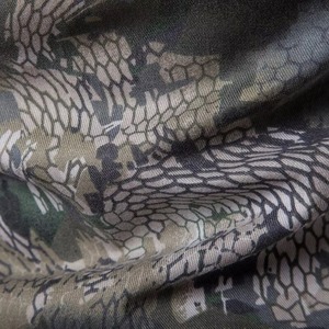 Men's Camouflage Print Bomber <b>Jacket</b> Regular Fit Zipper Closure Casual Autumn Wear Polyester Material Turn-down Collar - Product Image 4