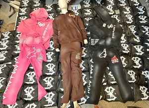 High Quality Cotton Fleece Screen Printing Logo Men's Tracksuit Custom Zipper <b>Puller</b> Sun Faded Streetwear Tracksuit - Product Image 2