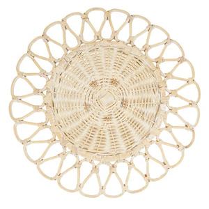 Vente en gros de nouveau modèle de fleur en rotin naturel tissé à la main ensembles d'ustensiles chauds pour napperon de cuisine pour la décoration de stockage Vietnam - Product Image 1