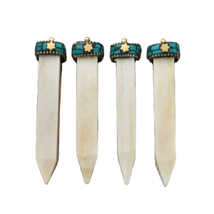 Top Notch Qualité Sur Mesure Os Incrustation Bijoux Pendentif Nouveau Design Classique Fabricant Indien Charmes De Mode Pendentifs Charmes - Product Image 1