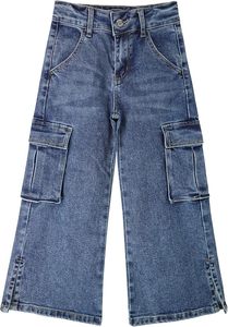 Pantalones Vaqueros de Pierna Ancha, Pantalones de Mezclilla Rectos con Bolsillos, Pantalones Casuales para Mujer - Product Image 3