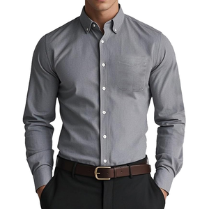 Men's Plaid Woven Flannel <b>Shirt</b> Long Sleeve Button Up Casual Check Pattern <b>Shirt</b> for Outdoor and Daily Wear - Product Image 1