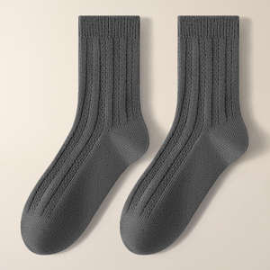 Calcetines de Invierno para Mujer, Transpirables, Suaves y Cálidos, de Spandex/Poliéster, de Alta Calidad OEM, Secado Rápido, Antideslizantes, Colores y Logotipo Personalizados - Product Image 3