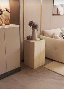 Base de Travertino para Plantas, Soporte Moderno para Exhibición, Columna Escultural, Decoración Minimalista para el Hogar, Objeto Artístico Elegante - Product Image 3