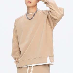 เสื้อสเวตเชิ้ตผู้ชายสำหรับออกกำลังกาย ผ้าฝ้าย 100% พิมพ์ลายดิจิทัล แห้งเร็ว ทรงลำลอง ใส่ได้ในฤดูหนาว - Product Image 1