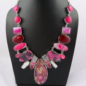 ที่ยอดเยี่ยมหลายหิน925เงินสเตอร์ลิงสร้อยคอเงิน925เครื่องประดับเงินสเตอร์ลิง - Product Image 5