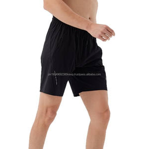 Short de jogging de gymnastique respirant Sports Running Activewear Zip Pocket Workout Reflective Strip Shorts - Product Image 4