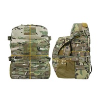 Pochette d'extension pour gilet tactique, compartiment pliable, porte-bouteille d'eau, pochette polyvalente à fixation MOLLE pour la chasse