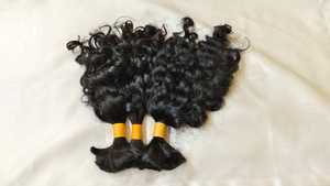 Lots de Cheveux Naturels Indiens en Gros, Provenant de Donneurs Uniques, 100 Grammes, Cheveux Humains Non Traités, Fournisseur du Tamil Nadu - Product Image 3