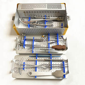 Ensemble d'instruments orthopédiques en acier inoxydable pour la fixation osseuse en traumatologie, chirurgie complète, réutilisable et autoclavable par Grip Surgical - Product Image 1