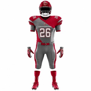 <b>Athletic</b> American Football Uniform Designed With Breathable Mesh Flexible Fabric And Comfortable Fit For Intense Gameplay - Product Image 5