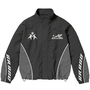 BRANDNAME Unisex Tracksuit Set Full Zip <b>Jacket</b> Pants Solid Color Sporty Design Breathable Polyester Autumn Wear - Product Image 4