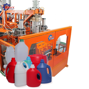 เครื่องขึ้นรูปขวดพลาสติกแบบเป่าลมอัตโนมัติสำหรับขวดน้ำมัน HDPE, PP ขนาด 10 ลิตร ออกแบบตามสั่ง - Product Image 1