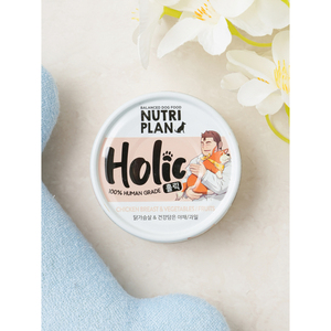 Dongwon Nutriplan Holic 85 g di cibo per animali domestici petto di pollo e verdure pasto ricco di nutrizionismo - Product Image 1