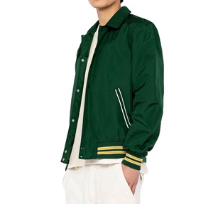 Top Trending Hot OEM Plain Stylish Venta caliente Transpirable Satén Béisbol Varsity Jacket Premium Quality Varsity Jacket para hombres - Product Image 4