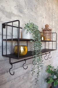 Stylish Metal Wall Shelves for Home Decor Display - Product Image 4