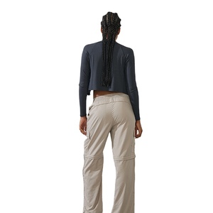 กางเกงคาร์โก้ผู้หญิงขายดี ผ้าฝ้าย 100% คุณภาพสูง ตัดเย็บตามสั่ง ขายส่ง ราคาพิเศษ ทรงปกติ มีกระเป๋าหลายช่อง - Product Image 6