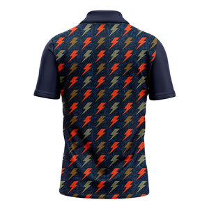 เสื้อโปโลพิมพ์ลายแบบซับลิเมชั่นสำหรับออกกำลังกาย เสื้อโปโลผู้ชายสไตล์ลำลองสำหรับเล่นกีฬาและธุรกิจ แขนสั้น เสื้อโปโลเจอร์ซีย์ประสิทธิภาพสูง - Product Image 2