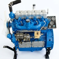 Mesin Diesel 4 Silinder 3600RPM Kecepatan Tinggi, Mesin Industri Berpendingin Air 3000RPM untuk Pompa Drainase Kota 4102 30KW 2400RPM